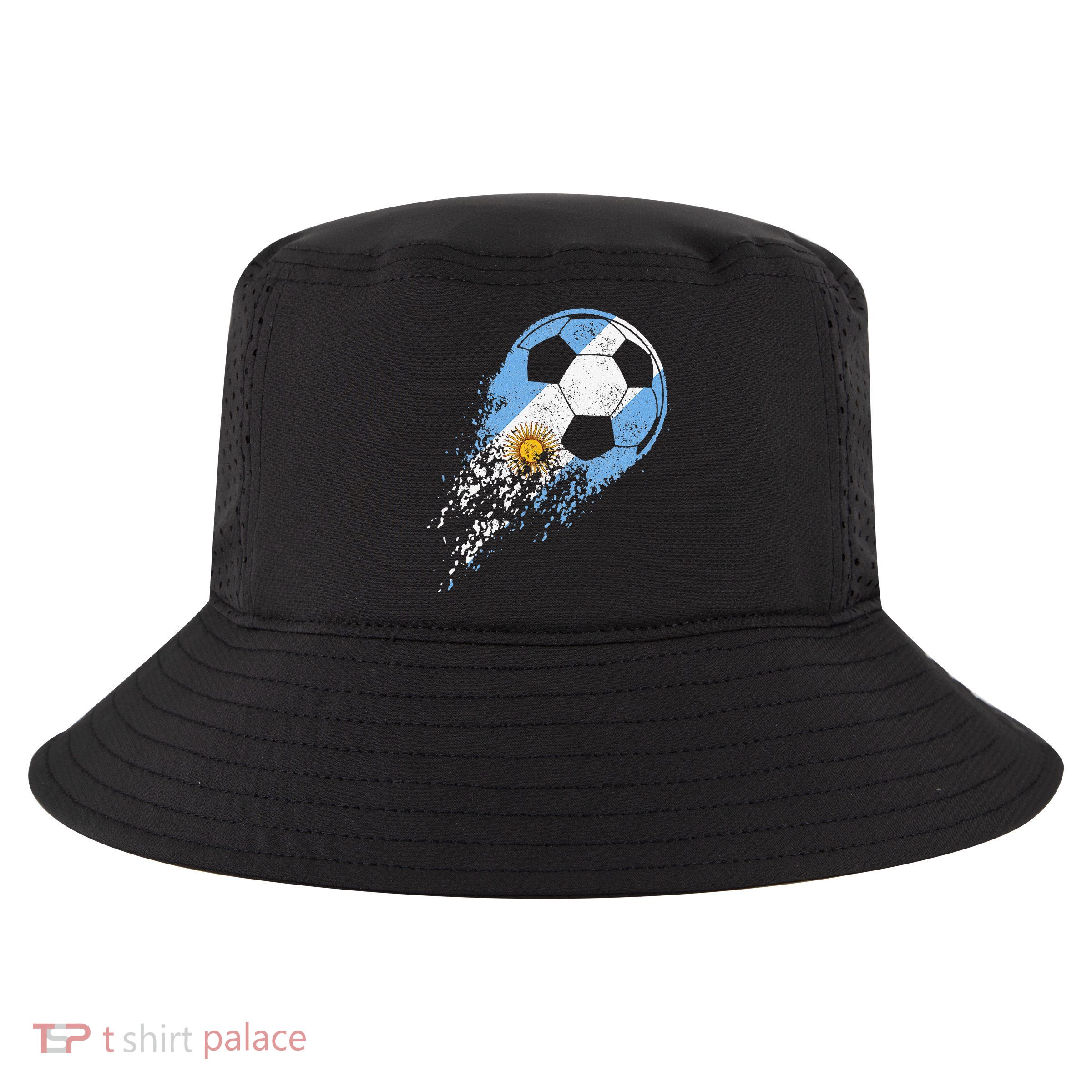 Argentina Soccer Argentinian Flag Pride Soccer Player Cool Comfort Performance Bucket Hat