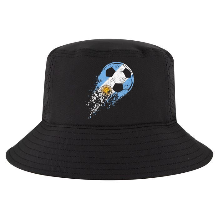 Argentina Soccer Argentinian Flag Pride Soccer Player Cool Comfort Performance Bucket Hat