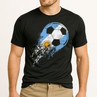 Argentina Soccer Argentinian Flag Pride Soccer Player Cooling Performance Crew T-Shirt