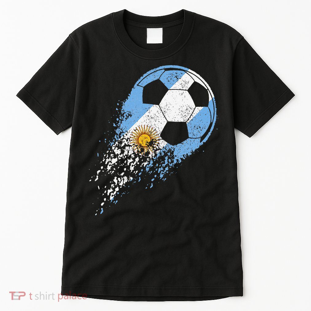 Argentina Soccer Argentinian Flag Pride Soccer Player Tall T-Shirt
