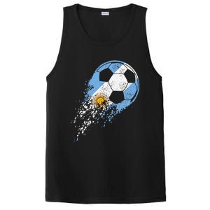 Argentina Soccer Argentinian Flag Pride Soccer Player PosiCharge Competitor Tank