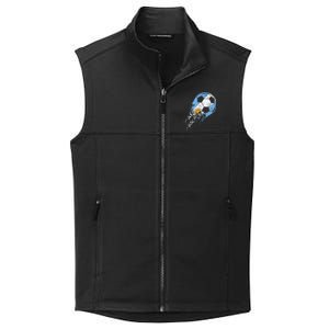 Argentina Soccer Argentinian Flag Pride Soccer Player Collective Smooth Fleece Vest