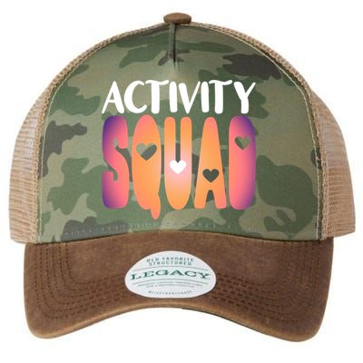 Activity Squad Activity Director Activity Assistant Gift Legacy Tie Dye Trucker Hat