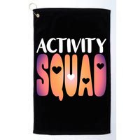 Activity Squad Activity Director Activity Assistant Gift Golf Towel