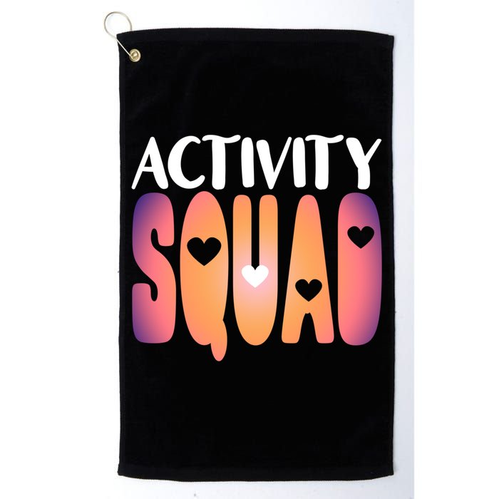 Activity Squad Activity Director Activity Assistant Gift Golf Towel