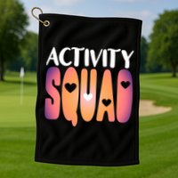 Activity Squad Activity Director Activity Assistant Gift Golf Towel