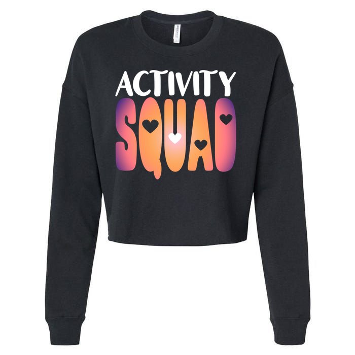 Activity Squad Activity Director Activity Assistant Gift Cropped Pullover Crew