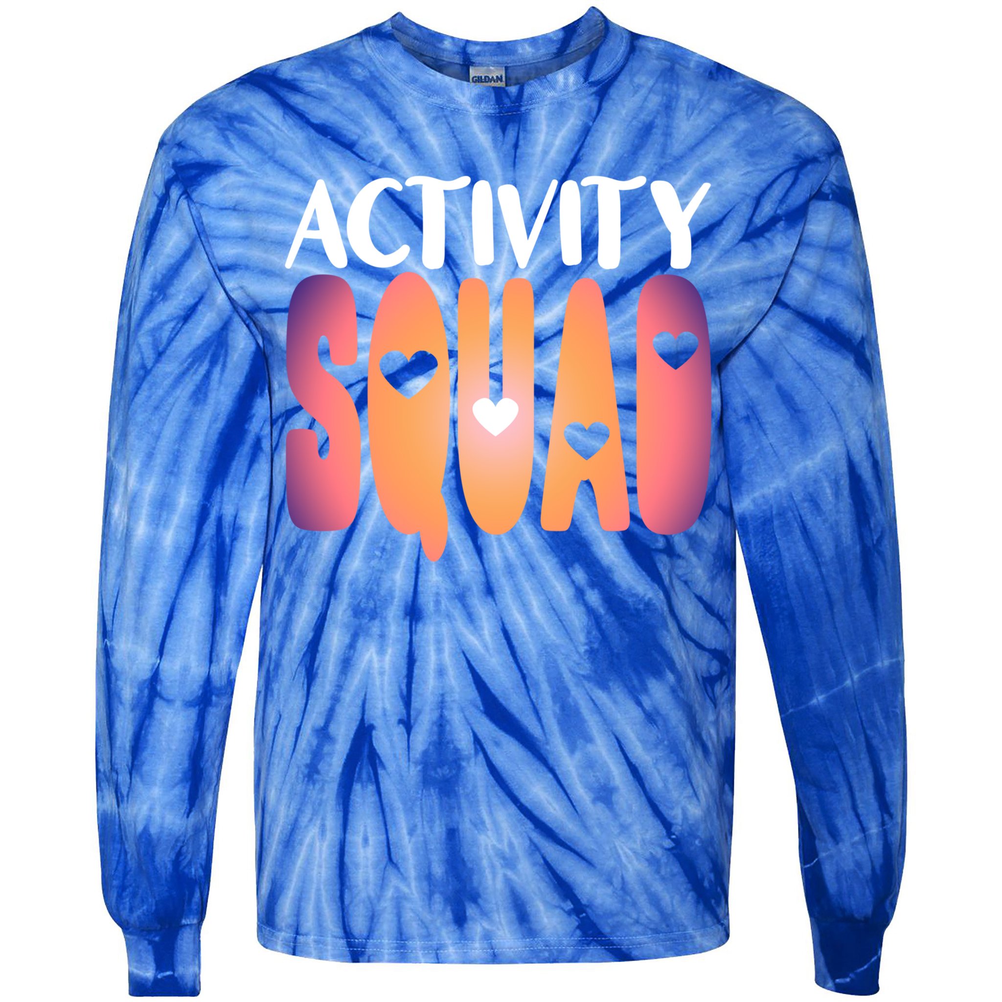 Activity Squad Activity Director Activity Assistant Gift Tie-Dye Long Sleeve Shirt