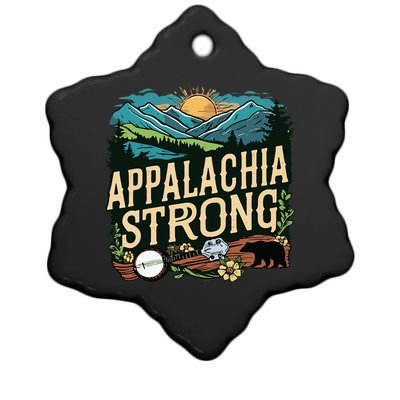 Appalachia Strong Ceramic Star Ornament