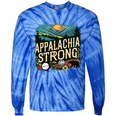 Appalachia Strong Tie-Dye Long Sleeve Shirt