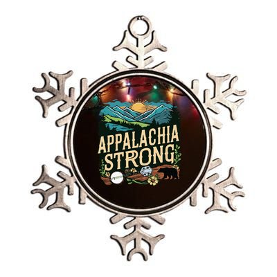 Appalachia Strong Metallic Star Ornament