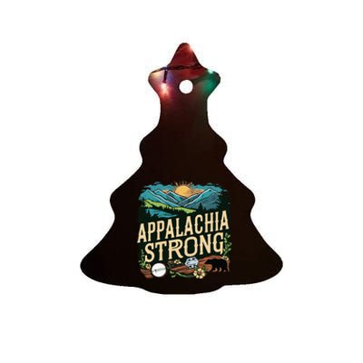 Appalachia Strong Ceramic Tree Ornament