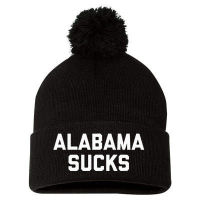 Alabama Sucks Pom Pom 12in Knit Beanie