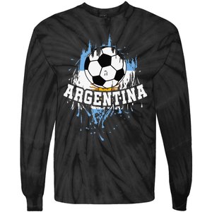 argentina Soccer argentinian Football argentine Futbol Tie-Dye Long Sleeve Shirt