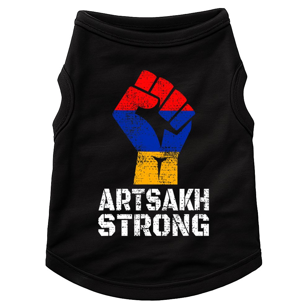Artsakh Strong Artsakh Is Armenia Flag Armenia Doggie Tank