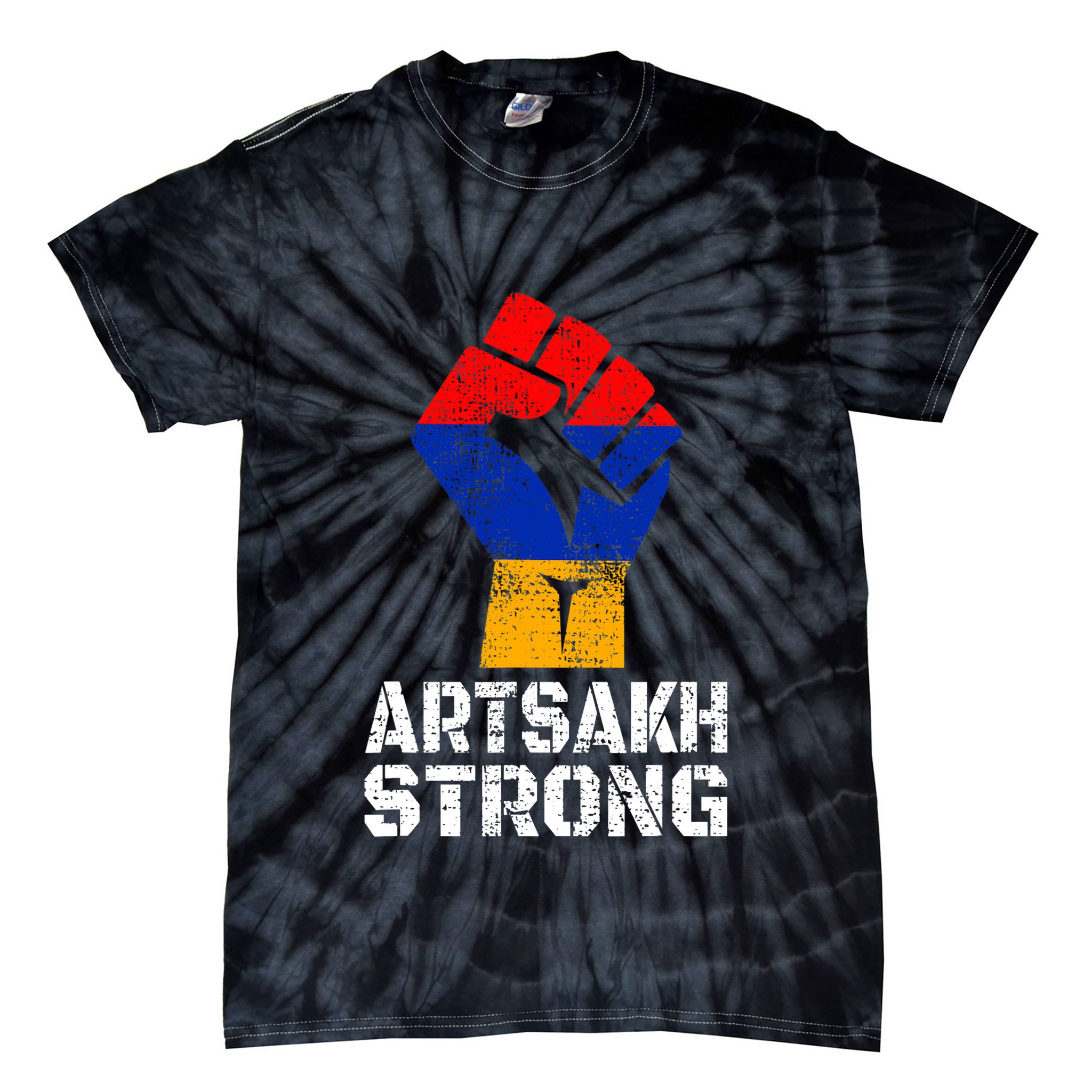 Artsakh Strong Artsakh Is Armenia Flag Armenia Tie-Dye T-Shirt