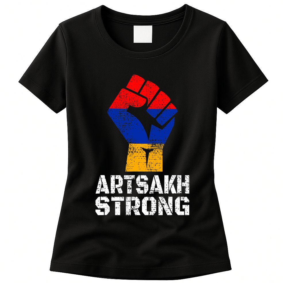 Artsakh Strong Artsakh Is Armenia Flag Armenia Womens T-Shirt