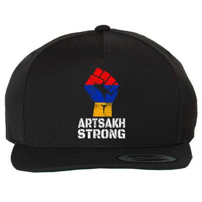 Artsakh Strong Artsakh Is Armenia Flag Armenia Wool Snapback Cap
