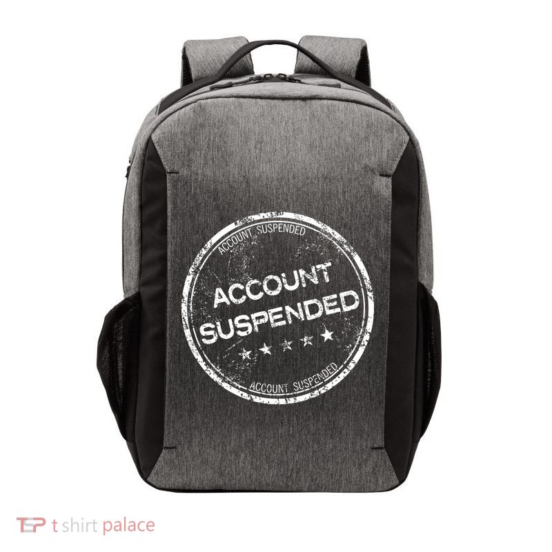 Account Suspended Vector Backpack