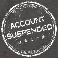 Account Suspended Vector Backpack