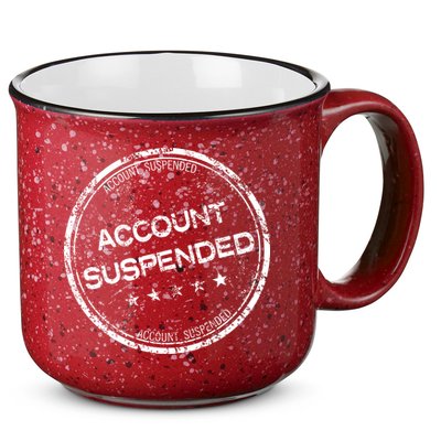 Account Suspended 15oz Campfire Ceramic Mug