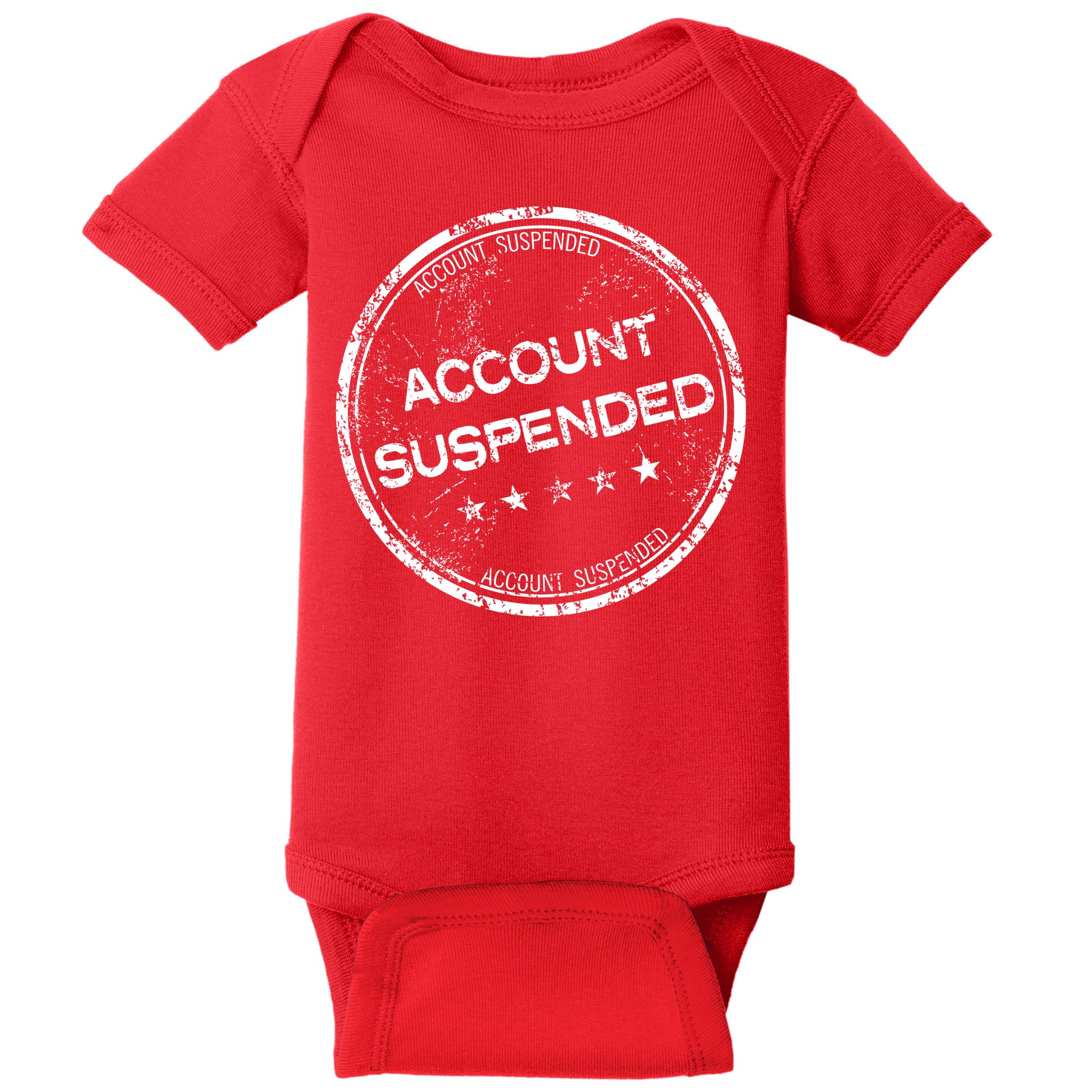 Account Suspended Baby Bodysuit