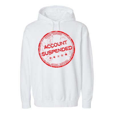 Account Suspended Garment-Dyed Fleece Hoodie