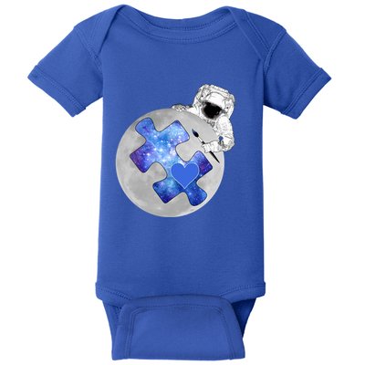 Autism Space Awareness Astronaut Funny Gift Baby Bodysuit