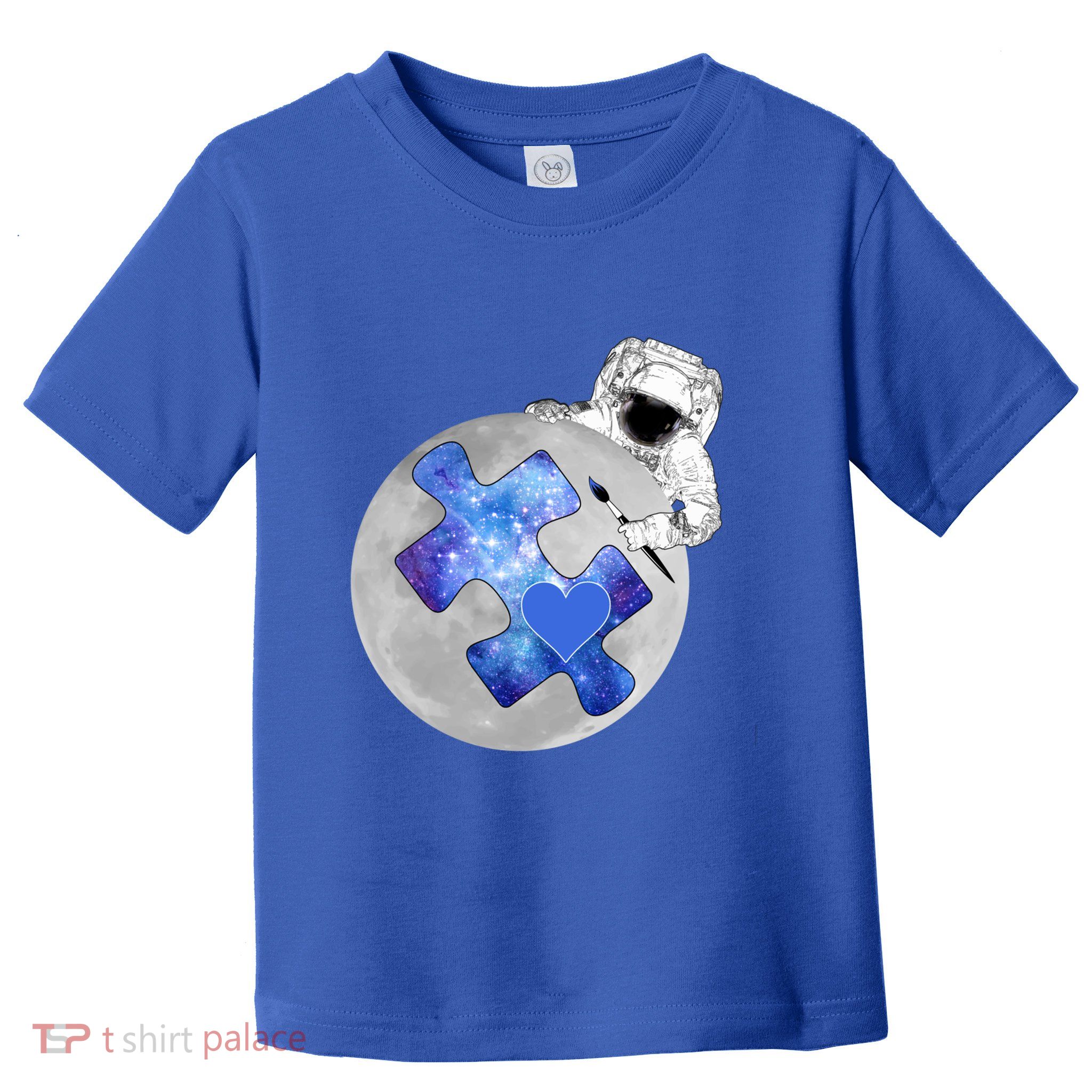 Autism Space Awareness Astronaut Funny Gift Toddler T-Shirt