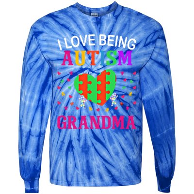 Autism Superpower Autism Mama Gift Tie-Dye Long Sleeve Shirt