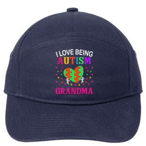 Autism Superpower Autism Mama Gift 7-Panel Snapback Hat