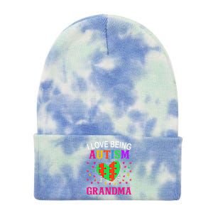 Autism Superpower Autism Mama Gift Tie Dye 12in Knit Beanie