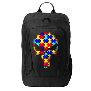 Autism Skull City Backpack