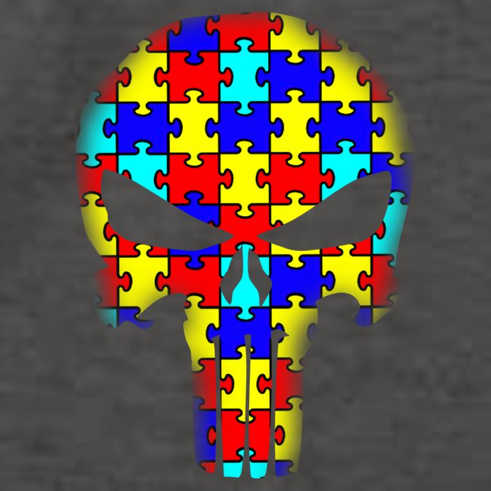 Autism Skull Vector Backpack