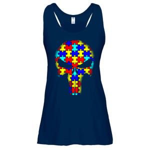 Autism Skull Ladies Essential Flowy Tank