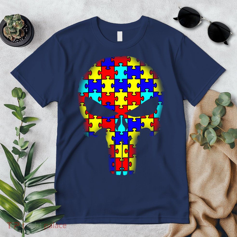 Autism Skull Premium T-Shirt