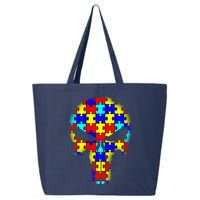 Autism Skull 25L Jumbo Tote