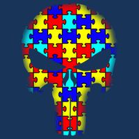 Autism Skull Baby Bodysuit