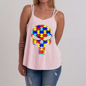 Autism Skull Women's Strappy Tank