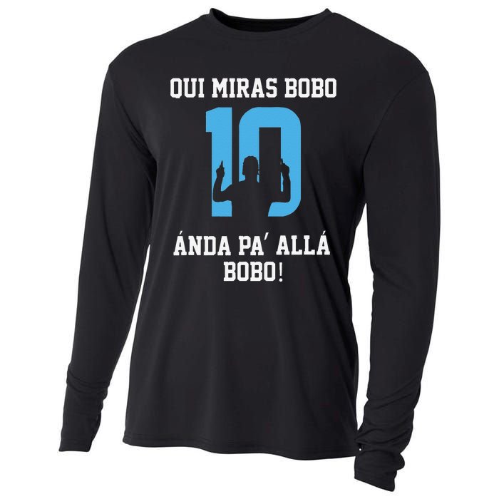 Argentina Soccer Argentinian Flag Futbol Soccer Fan Cooling Performance Long Sleeve Crew