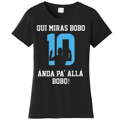 Argentina Soccer Argentinian Flag Futbol Soccer Fan Women's T-Shirt