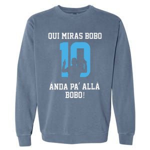 Argentina Soccer Argentinian Flag Futbol Soccer Fan Garment-Dyed Sweatshirt