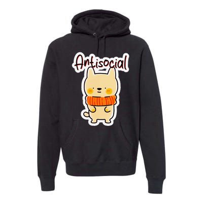 Ashen Shadowsong Antisocial Premium Hoodie