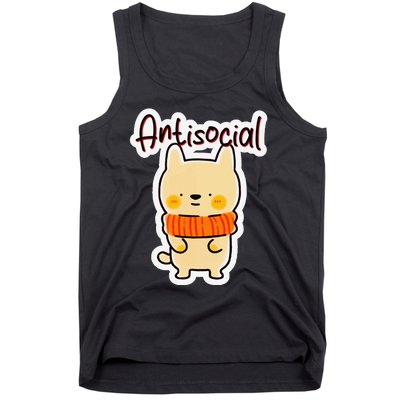 Ashen Shadowsong Antisocial Tank Top