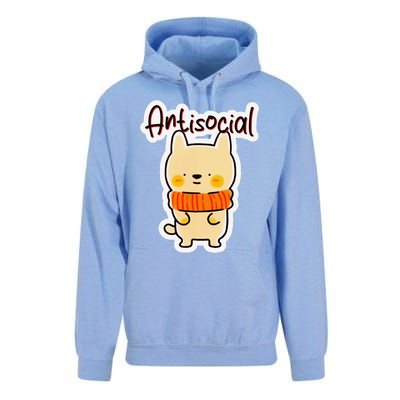 Ashen Shadowsong Antisocial Unisex Surf Hoodie