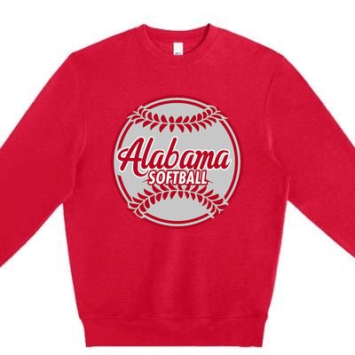 Alabama Softball = Premium Crewneck Sweatshirt