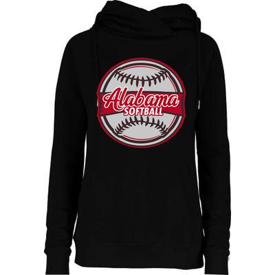 Alabama Softball Womens Funnel Neck Pullover Hood