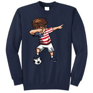 Argentina Soccer Argentinian Flag Pride Soccer Player Tall Sweatshirt