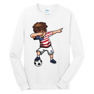 Argentina Soccer Argentinian Flag Pride Soccer Player Tall Long Sleeve T-Shirt