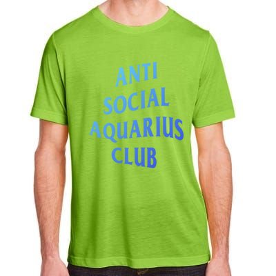 Anti Social Aquarius Club Birth Sign Aquarius Zodiac Cute Gift Adult ChromaSoft Performance T-Shirt